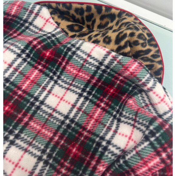 Lauren Ralph Lauren Pajama Top Shirt Sleepwear Women's Large L SOFT Comfy Tartan - Picture 6 of 8